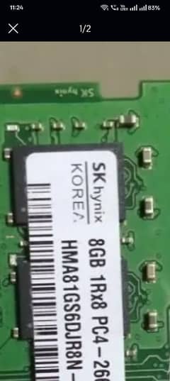 DDR4 laptop RAM 8GB