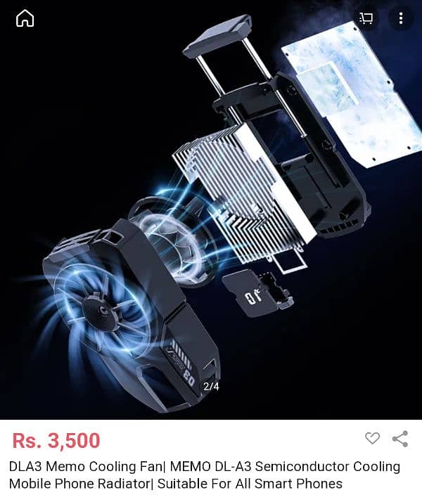 MEMO DL-A3 Cooling Fan 7