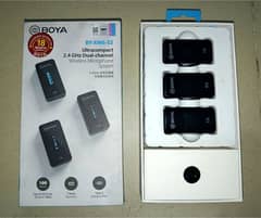 BOYA Wireless Microphone System (BY-XM6-S2) & (BOYA BY-M1)