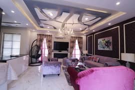 1 Kanal Brand New Fully Funurished with 12.5 kv sollar Modern Design house Beautiful House Available For Rent In DHA 7