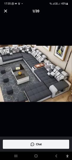 L Shape Corner Sofa 7 Seat
