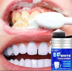 1 Bottle  Bubchen 5D White Toothpowder - 80ml, Deep Cleaning