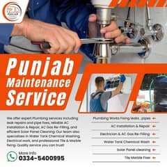 AC Repair , Water tank Cleaning , Electrician , Plumber , AC Services