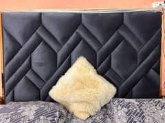 Bed with side tables