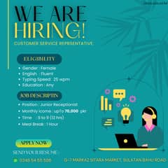 CSR jobs availabale islamabad