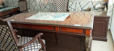 dashing office table 5 chair 3 table side table