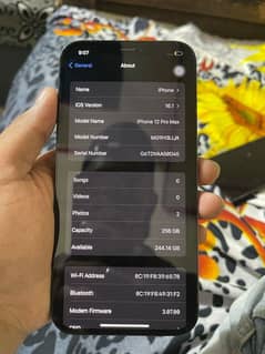 I phone 12 pro max pta approved condition10/9 03284756356