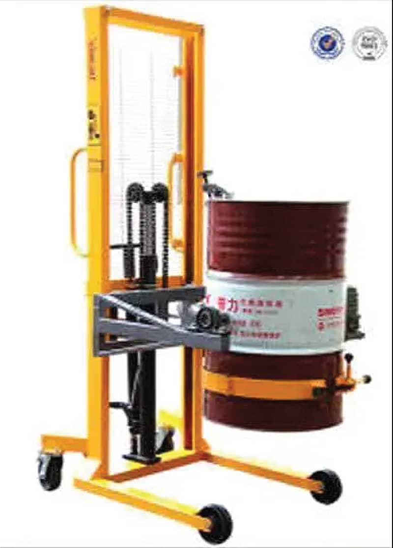 drum stacker loader with drum lifting and tilting option 12