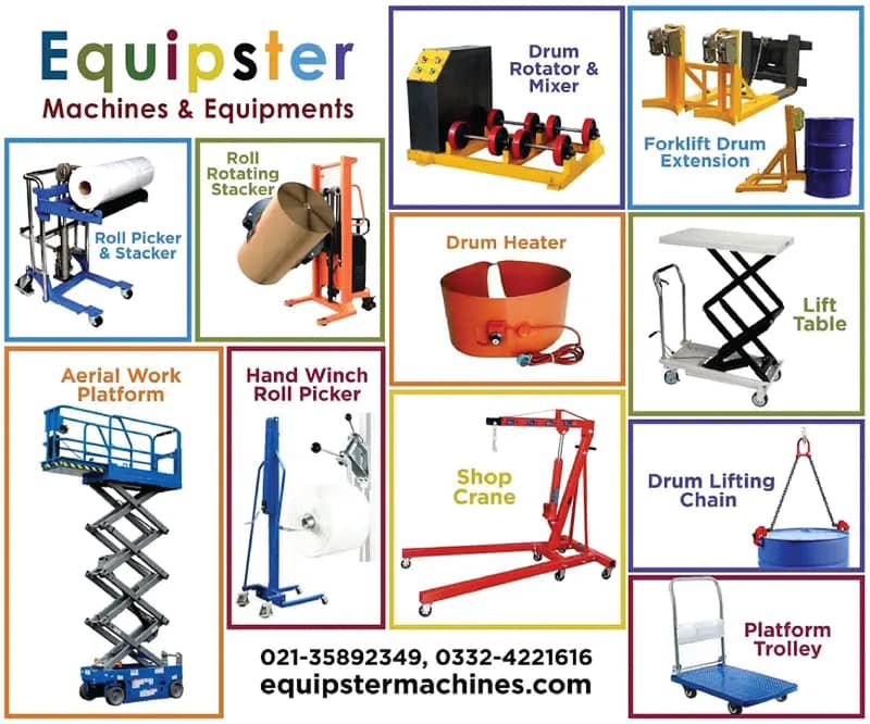 drum stacker loader with drum lifting and tilting option 18