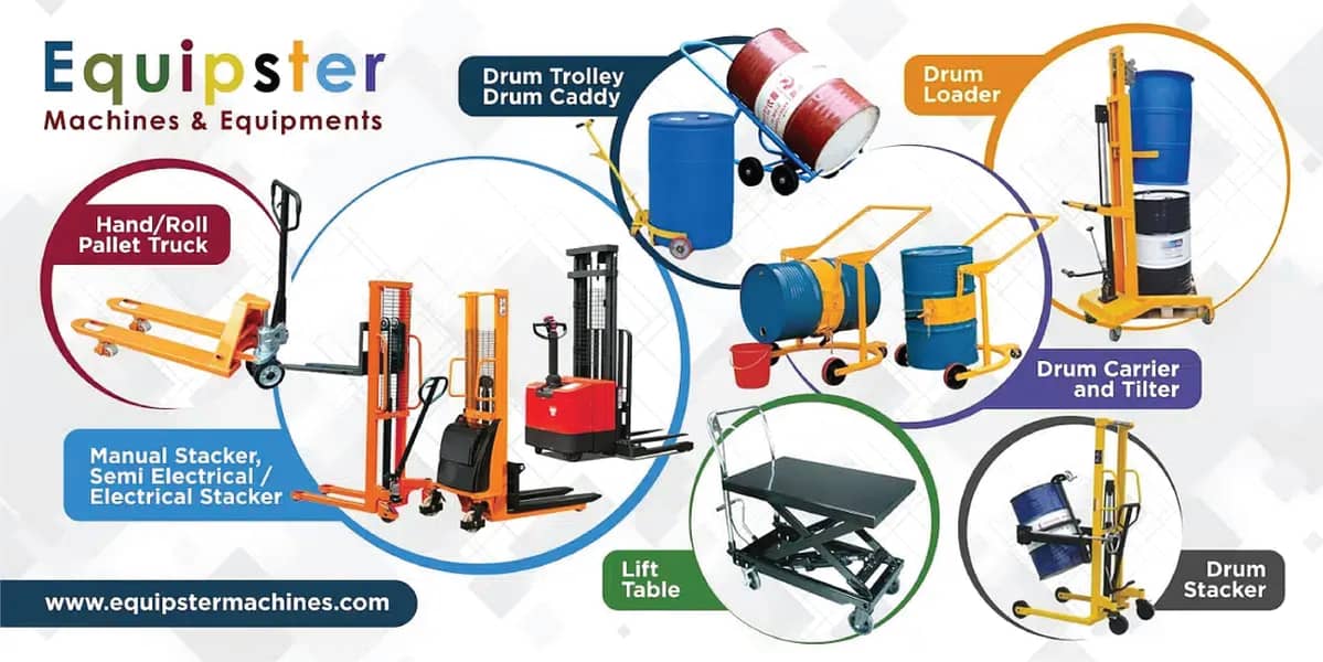 drum stacker loader with drum lifting and tilting option 19