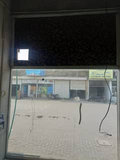 Glass door for shop