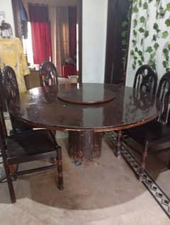 used Dining Table and 6 chairs