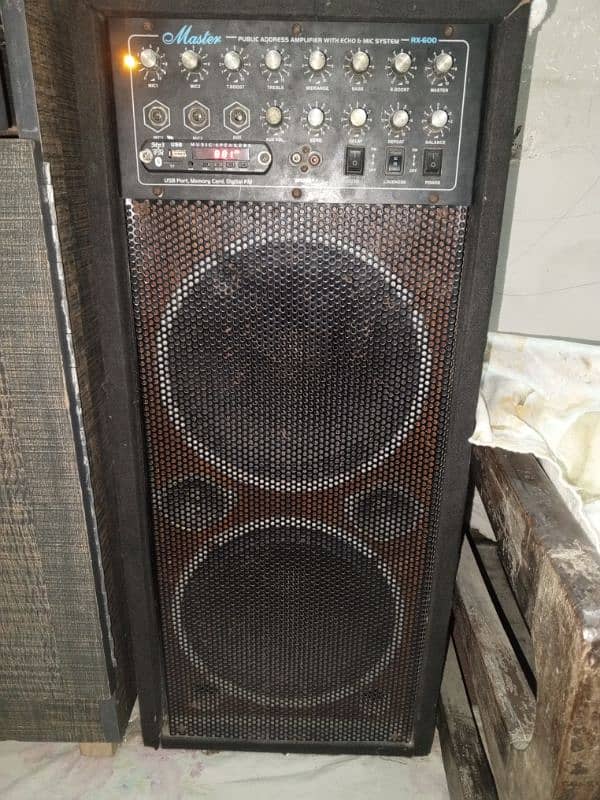 master amplifier with echo end mic system 1
