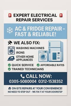 AC fridge repairing