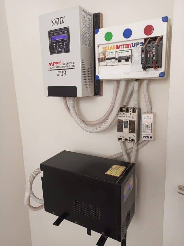 simtek mppt plus hybrid solar charge controller 100 Amp 2