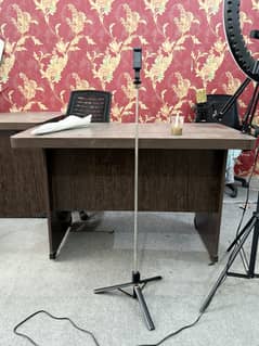 Office table 4 by 2.5 feet  3 pcs for sale and Chair also