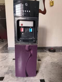water dispenser with mini fridge