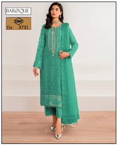 Embroidered Lawn Three Piece