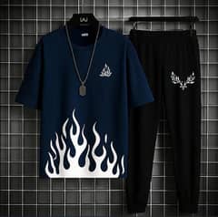 2 pcs Men's Micro plain tracksuit