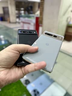 Google pixel 7 pro . With mystery box