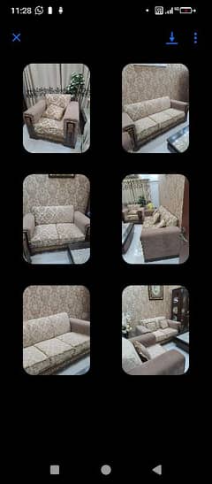 new like sofa set 7 seater custom made