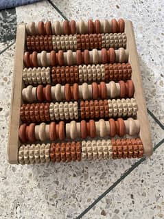 wooden foot massager