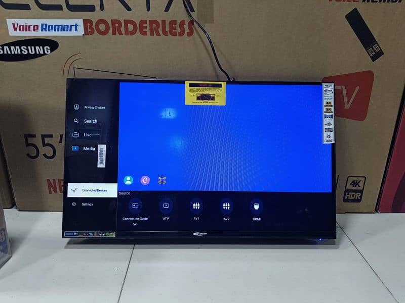 EID OFFER 32" INCH SAMSUNG ANDROID LED TV 4K BORDER LESS VOICE CONTROL 3