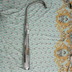 Honda 125 chrome silencer