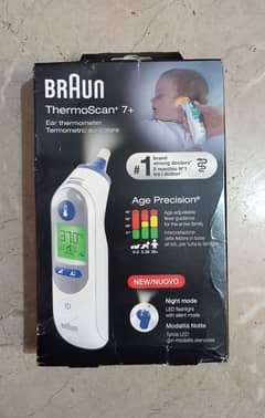 Braun Thermoscan 7 & Thermoscan 7+ ear thermometer with age precision