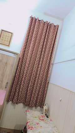 Red & Golden Curtain 2 Panel