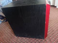 Woofer with two sound bar for sale. . .