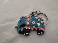 Embroidered key chain and Fridge Magnet from Sri Lanka