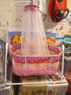 Baby Swing Fold-able Swing | Baby Swing Cot Cradle Dual Stand | jhool