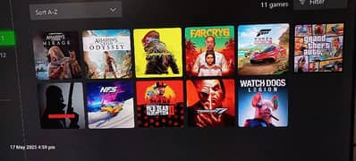 xbox one , 12 big games,  1 TB hardrive