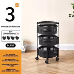 3 tier stylish iron fruit basket