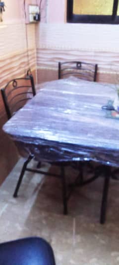 Dinning Table and 5 sofa set