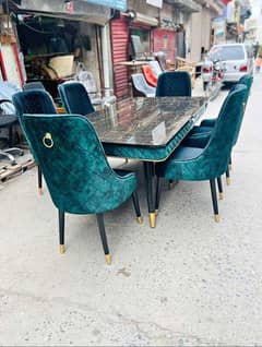 6 & 8 seater dining tables with marble top | wholesale prices