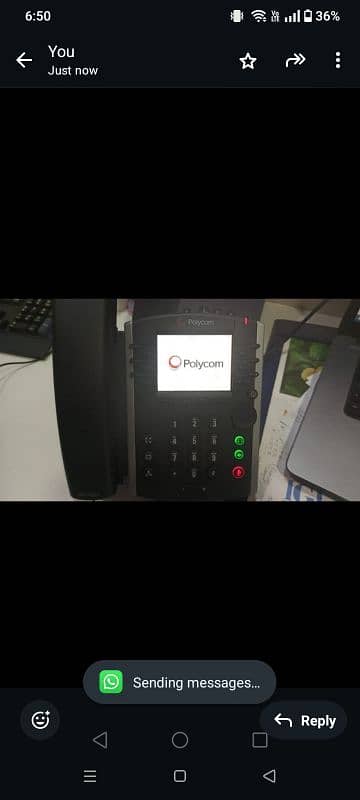 POLYCOM VVX411/410 ( 12 line gigabit ip phone ) 0