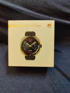 Huawei Watch GT Cyber Golder black box accessories like new.