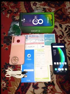 Infinix Hot 8 lite with Full Box