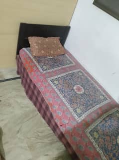 Single Bed With Foam Mattress