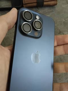 iPhone 15pro Blue Titanium JV, 128gb, 93 health with limited warranty