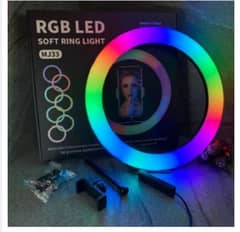 Rgb portable Ring/light with stand, 26 cm