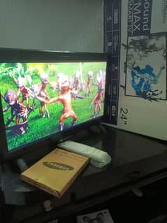 it's a sumsing 24 inches LCD TV with tv wall stand tv legs stand