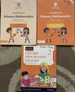 Cambridge primary mathematics and Oxford English grade 2