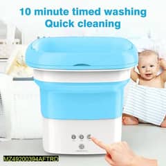 Mini foldable washing machine