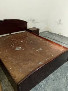 Urgent Sale Queen Size (60"x78") Bed with Side Tables and Storage