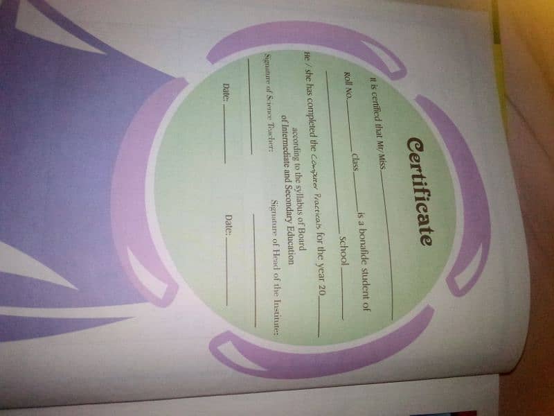 computer science practical note book fsc part 1&2 ( ALIF KEY STONE) 3