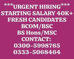 Admissions Processing Computer Operator