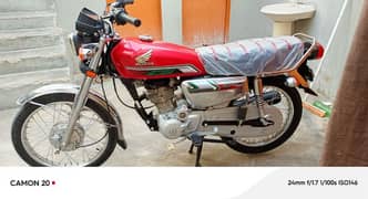 Honda CG 125s special edition 2023 ka 6 month hayedrabad number
